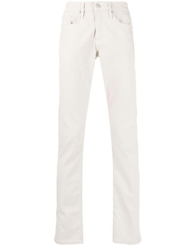 FRAME Straight-leg Chino Pants - White