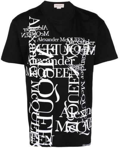 Alexander McQueen T-shirts And Polos - Black