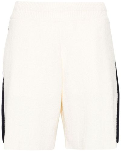 Golden Goose Lionel side-stripe shorts - Natur