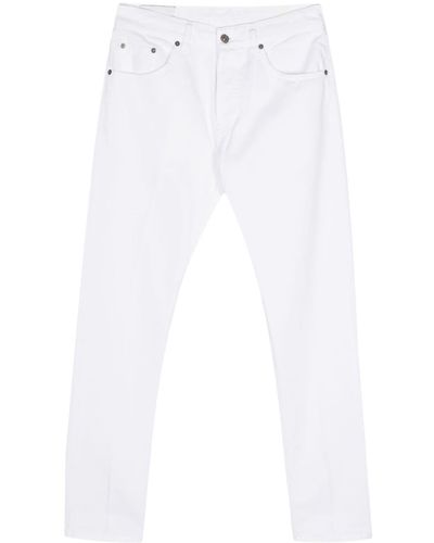 Dondup Jeans mit Logo-Print - Weiß
