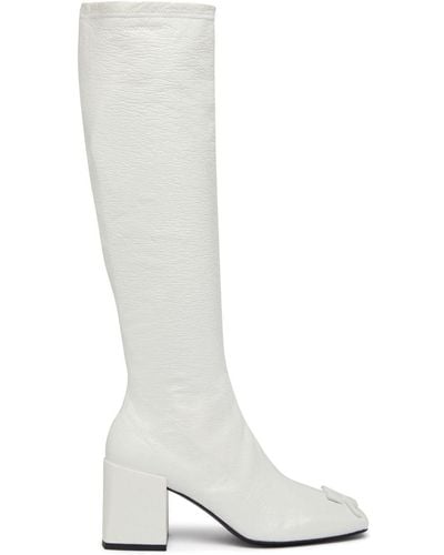 Courreges Reedition Ac Square-toe Boots - White