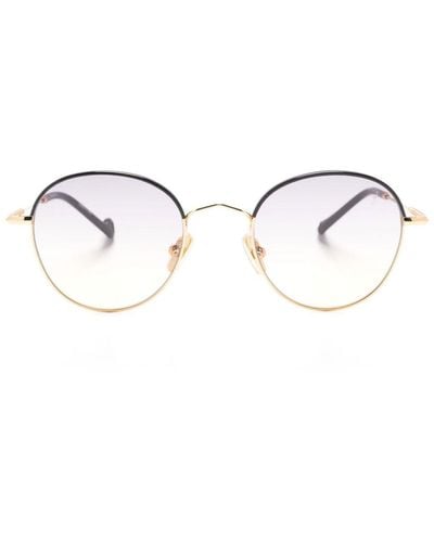 Eyepetizer Gobi Round-frame Sunglasses - Metallic