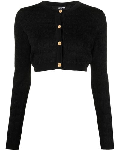 Versace Cropped Vest - Zwart