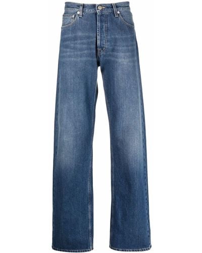 Alexander McQueen Wide-Leg-Jeans aus japanischem Denim - Blau