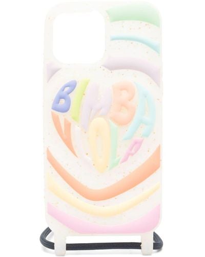 Bimba Y Lola Logo-embossed Iphone 13 Pro Max Case - Gray