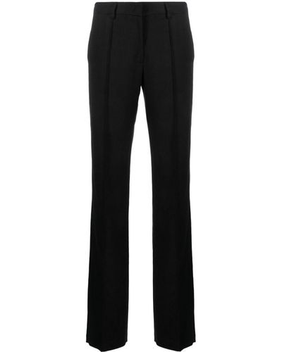 MSGM Straight-leg Tailored Trousers - Black