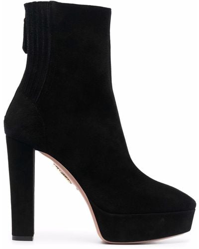 Aquazzura Sue High-heel Boots - Black