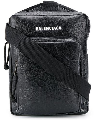 Balenciaga Explorer Messenger Bag - Black