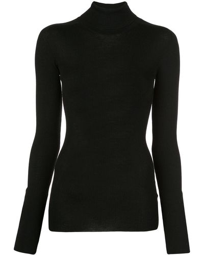 Wardrobe NYC X The Woolmark Company Release 05 Roll-neck Ribbed Sweater - Black