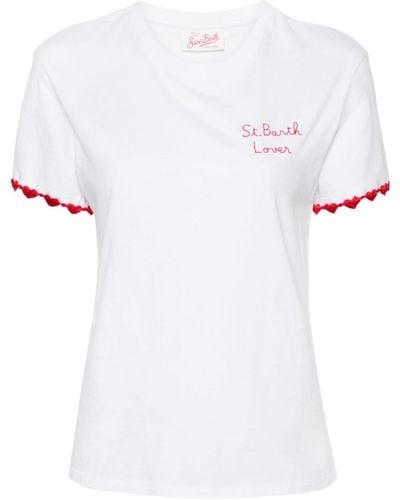 Mc2 Saint Barth Emilie cotton T-shirt - Weiß