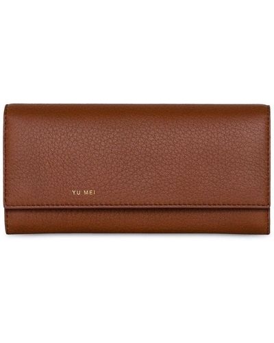 Yu Mei Sebastian Leather Bi-fold Wallet - Brown