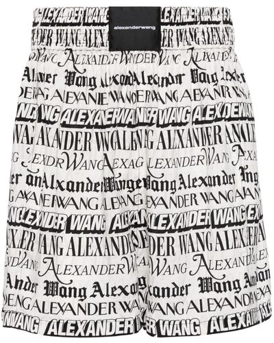 Alexander Wang Boxershorts Met Print - Grijs