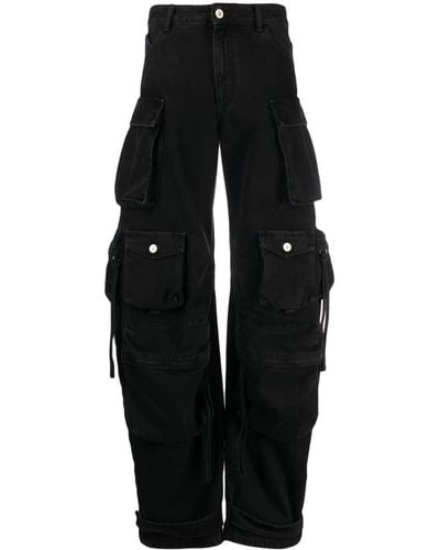 The Attico Jean oversize à poches cargo - Noir