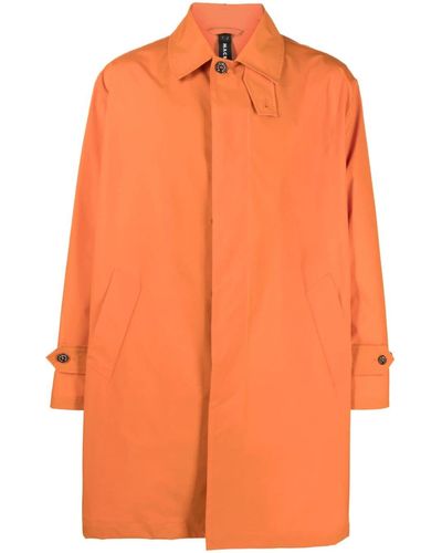 Mackintosh Soho Rain Coat - Orange