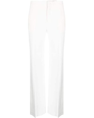 Isabel Marant Pantalon de tailleur à taille haute - Blanc