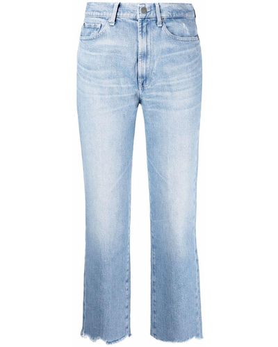 7 For All Mankind High Waist Jeans - Blauw