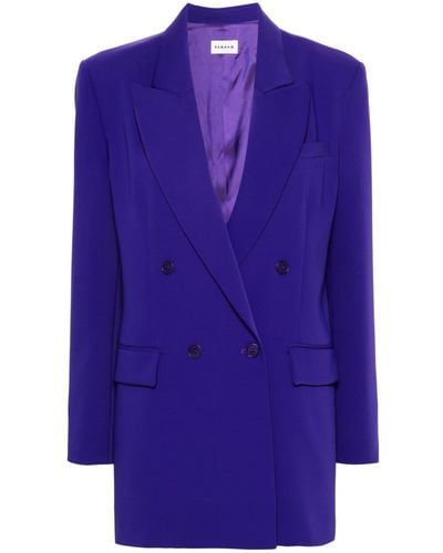 P.A.R.O.S.H. Double-breasted Blazer - Blue