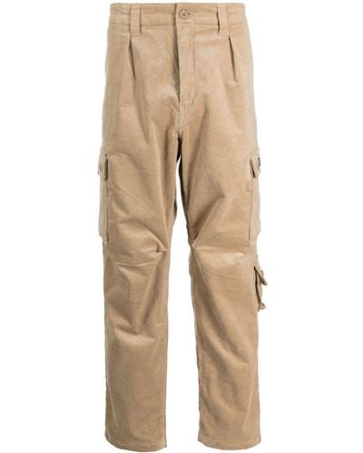 A Bathing Ape Pantalon en velours côtelé à poches cargo - Neutre