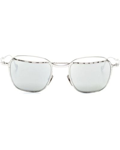 Kuboraum Mask H71 Square-frame Sunglasses - White
