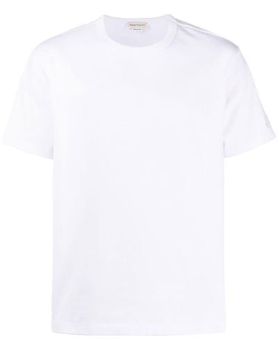 Alexander McQueen T-Shirt mit Rundhalsausschnitt - Weiß
