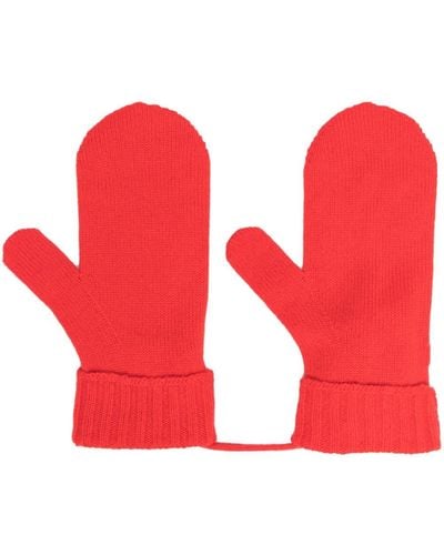 Chinti & Parker Logo-embroidered Mittens
