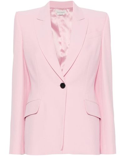 Alexander McQueen Klassischer Blazer - Pink