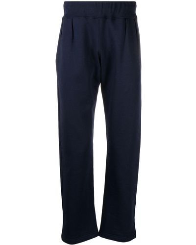 Mackintosh Pantalones de chándal con parche Dandy Man - Azul