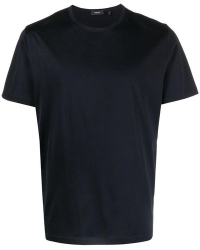 Theory Camiseta con cuello redondo - Azul
