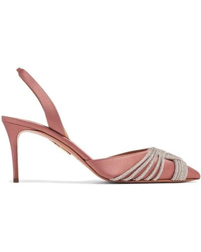 Aquazzura Zapatos Gatsby con tacón de 105mm - Rosa