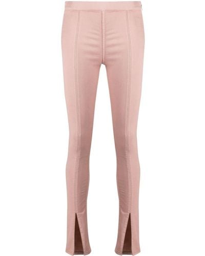 Rick Owens Slit-detail leggings - Pink