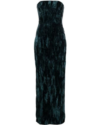 16Arlington Samare ベルベット イブニングドレス - ブラック