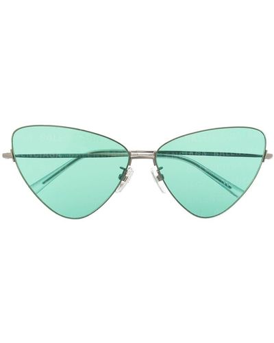 Balenciaga Invisible Cat-eye Frame Sunglasses - Metallic