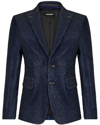Mens denim outlet sport coat