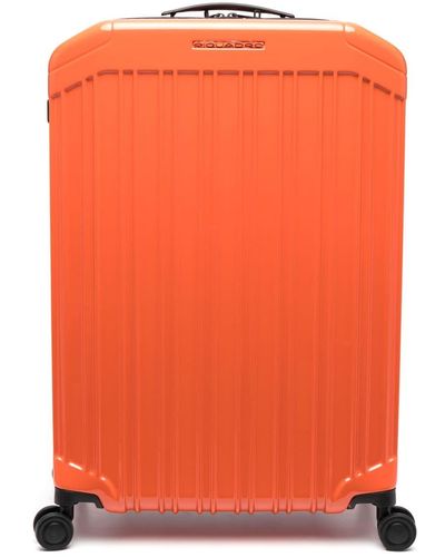 Piquadro Spinner Zipped luggage Bag - Orange