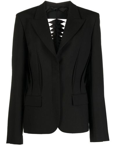 Dion Lee Blazer Darted Filter monopetto - Nero