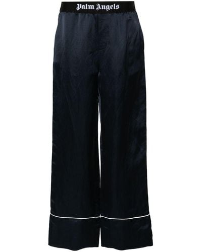 Palm Angels Pantalon de pyjama Soiree - Bleu