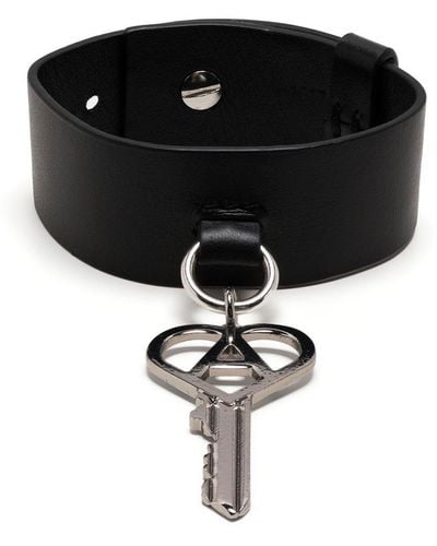 1017 ALYX 9SM Pulsera con colgante de llave - Negro