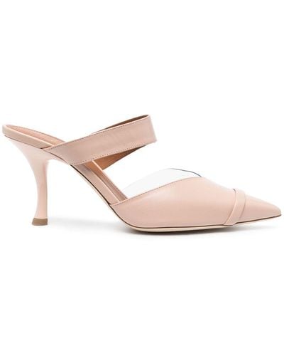 Malone Souliers Malina 95mm Leather Court Shoes - Pink