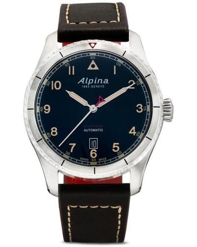 Alpina Startimer Pilot Automatic 41mm Horloge - Blauw