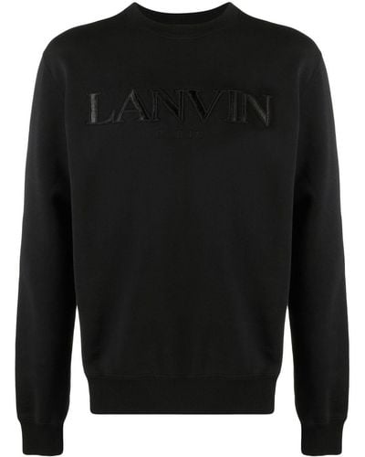 Lanvin Sweat à logo brodé - Noir
