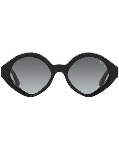 Vogue Eyewear Geometric Frame Sunglasses - Black
