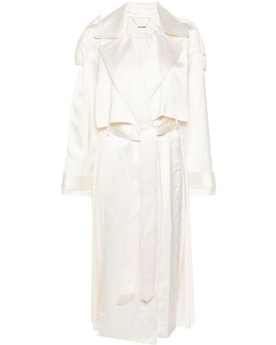 Zimmermann Panelled-design Trench Coat - Wit