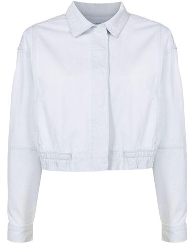 Osklen Giacca-camicia con vita elasticizzata - Bianco