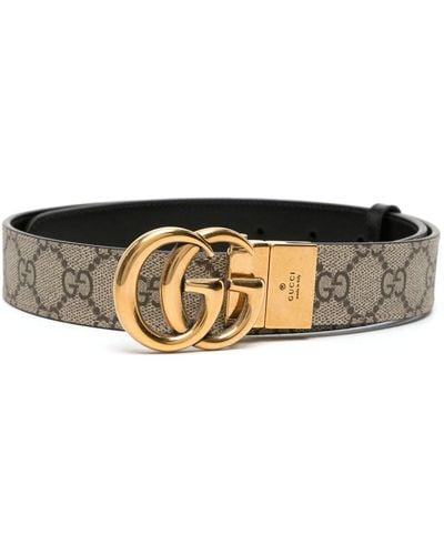 Gucci GG Marmont Omkeerbare Riem - Zwart