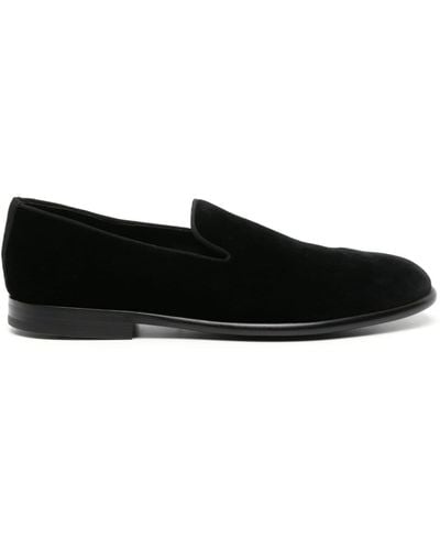 Dolce & Gabbana Slippers con tacón grueso - Negro