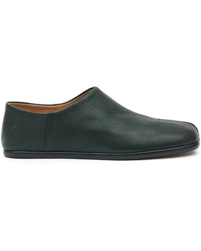 Maison Margiela Tabi Leather Babouche Shoes - Green