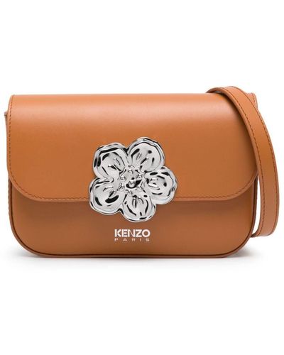 KENZO Sac à bandoulière Boke - Marron