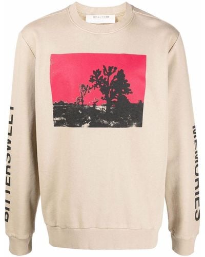 1017 ALYX 9SM Joshua Graphic-print Sweatshirt - Pink