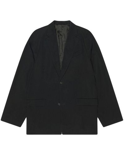 Balenciaga Blazer à simple boutonnage - Noir