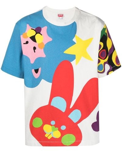 KENZO Camiseta con motivo gráfico - Multicolor